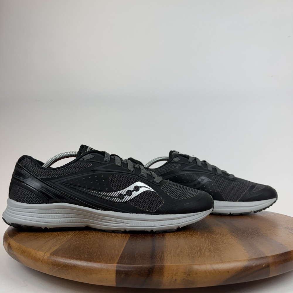 Mens Saucony‎ Grid Seeker Black Athletic Running Sneakers Shoes Size 10.5 M AUC